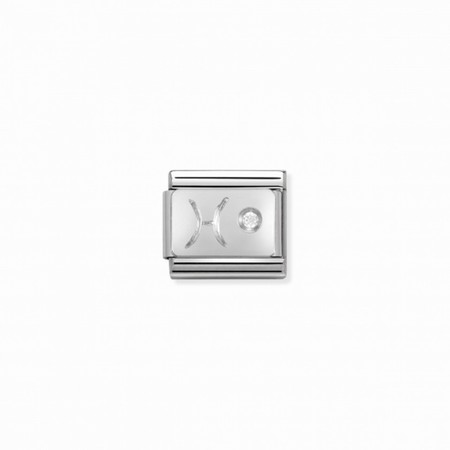 Nomination Zodiac Silver Pisces CZ Composable Charm